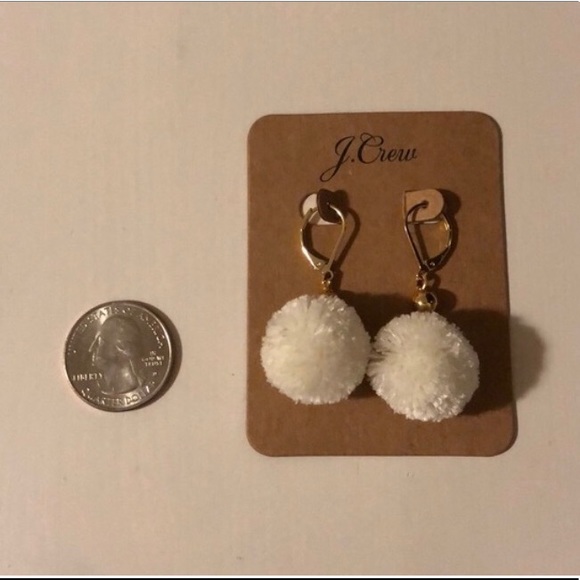 JCrew pom earrings - Picture 1 of 2